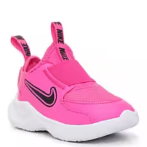 Nike Flex Runner 3 Sneaker Kids Pink Road Running Shoes Unisex | Toddler Size 11 - Picture 1 of 16